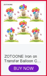 ZOTOONE полосы для одежды цветы железные на Переводные патчи аппликация одежда напечатаны Diy патч приложение термо-Стикеры для одежды E