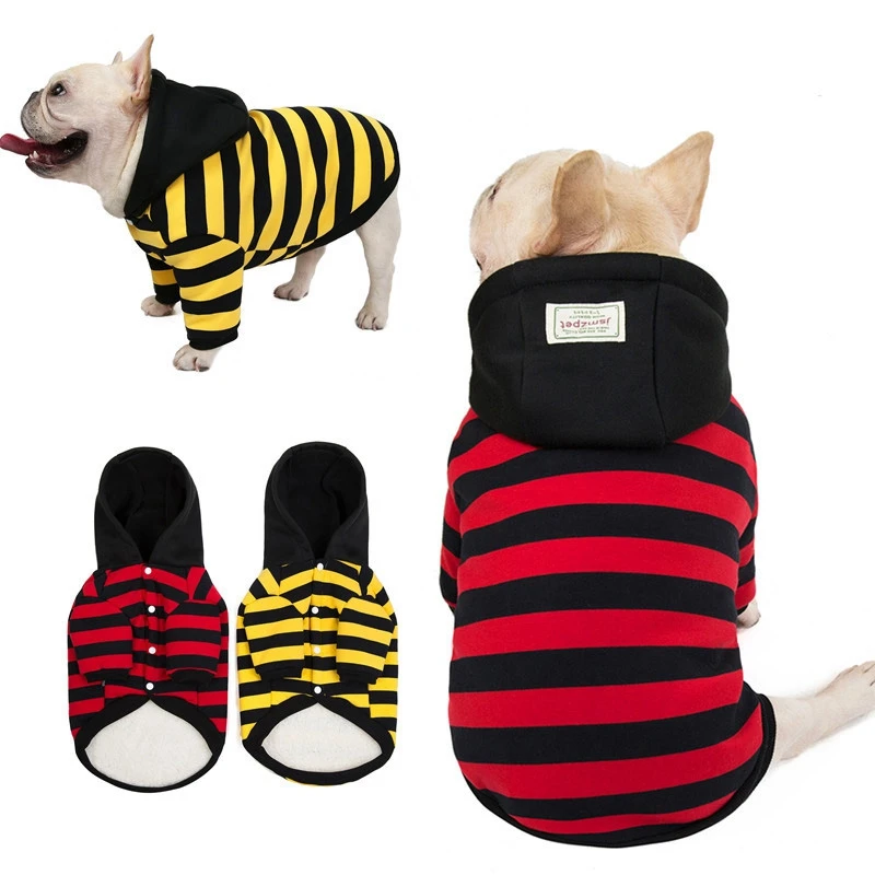 

Striped Dog Clothes for Small Dogs French Bulldog Shirt for Pet Clothes Dogs Jacket Clothing for Chihuahua Costume Pet Products