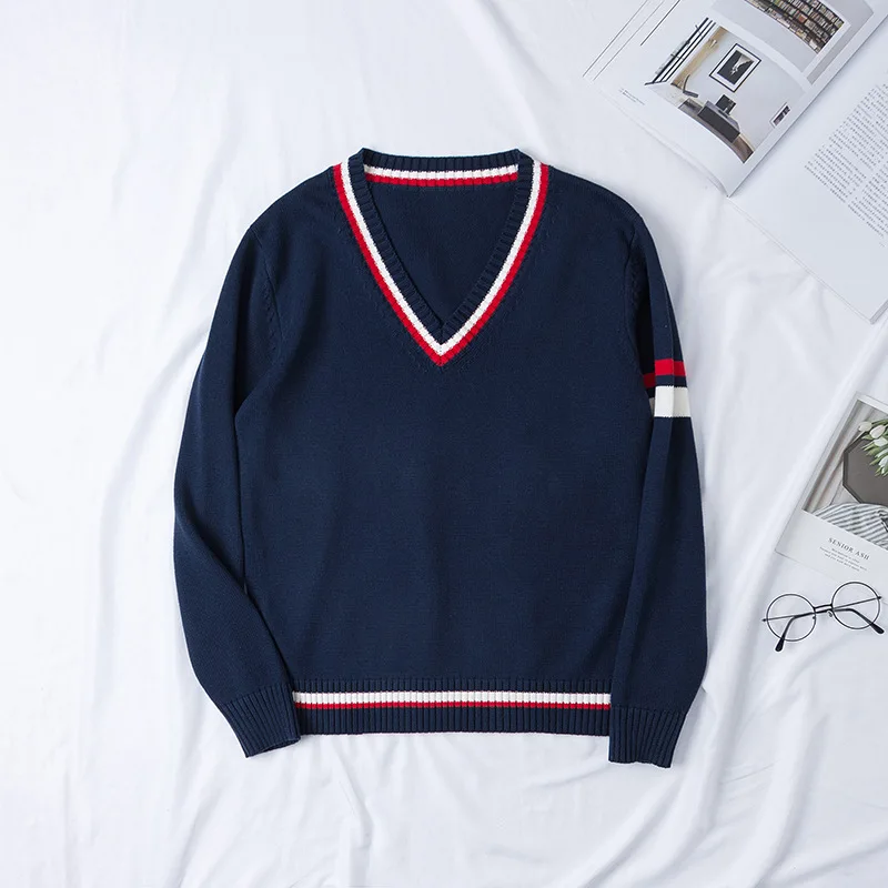 2021 школьная форма свитера пуловер для кампуса с длинным рукавом Мужская и