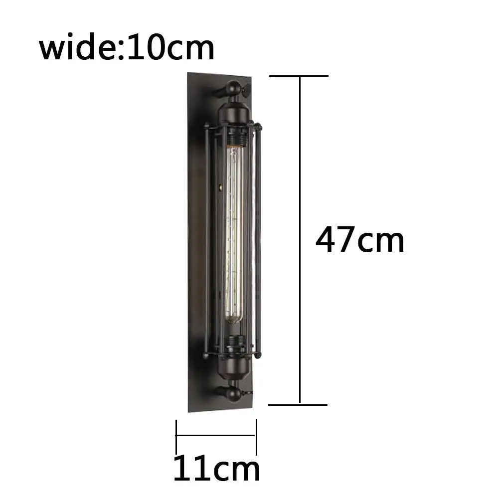 

Retro Industrial Style Wall Lamp Bedroom Corridor Restaurant Bar LED Lamp Wall Bulb Without G4S5
