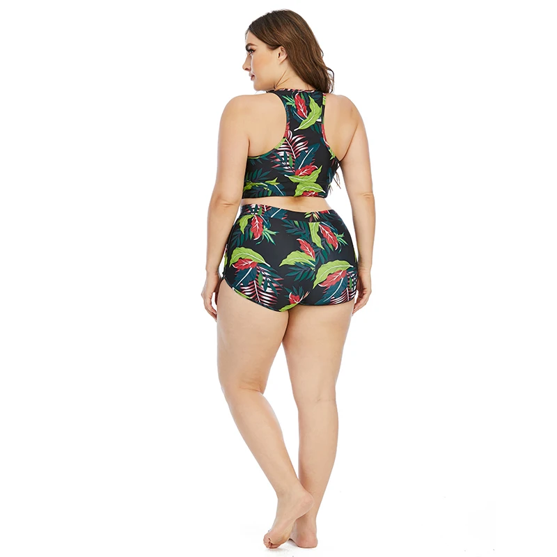 

2021 New Sexy Hollow Out Bikinis Set High Waist Push Up Swimwear Women Vintage Retro Swimsuit Bathing Suits Plus Size Beachwear