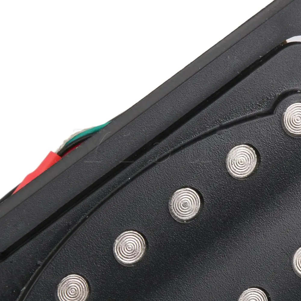 Yibuy черный бесшумный электрогитара Humbucker мост шеи Пикап Набор керамический