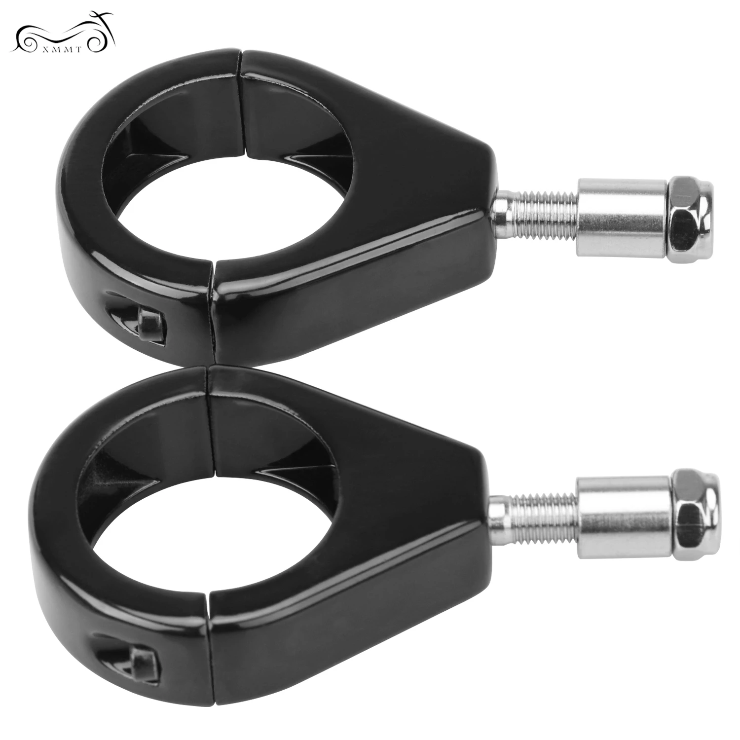 49 мм мотоциклетная черная рифленая вилка устанавливаемая на трубку поворотный