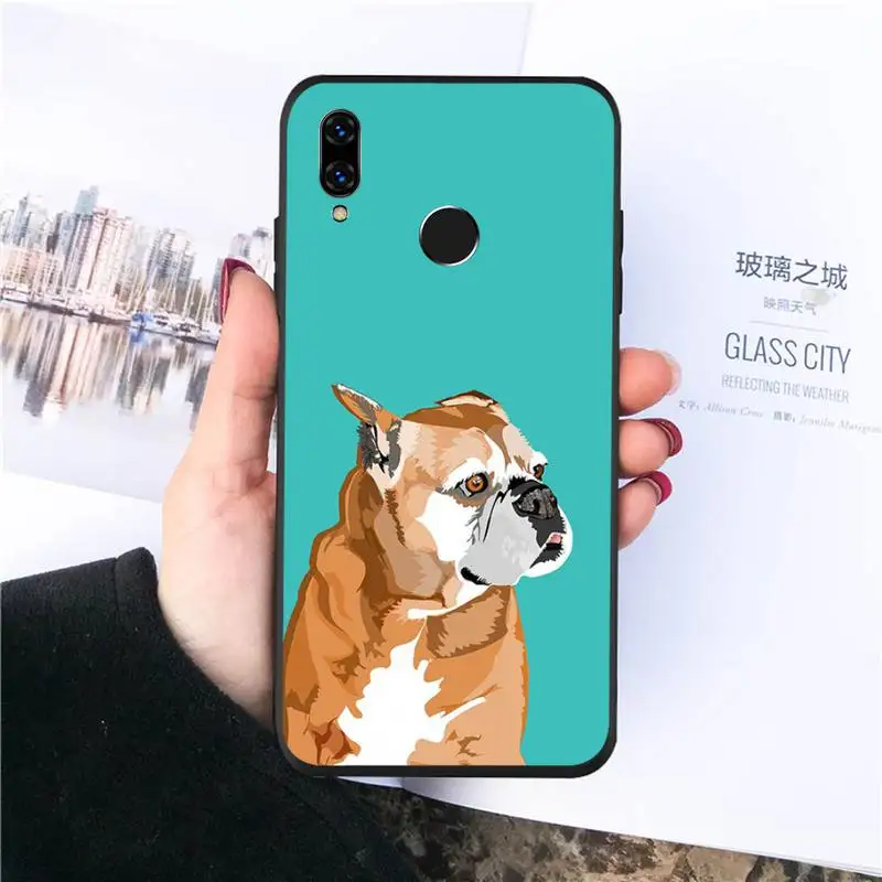 

My Dog Yorkie Papillon boxer Phone Cases For Huawei honor Mate P 10 20 30 40 Pro 10i 9 10 20 8 x Lite Luxury brand shell