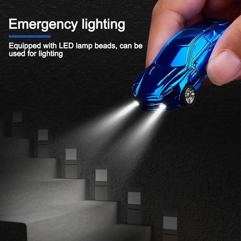 Беспламенная Зажигалка для зарядки креативная игрушка автомобильная зажигалка