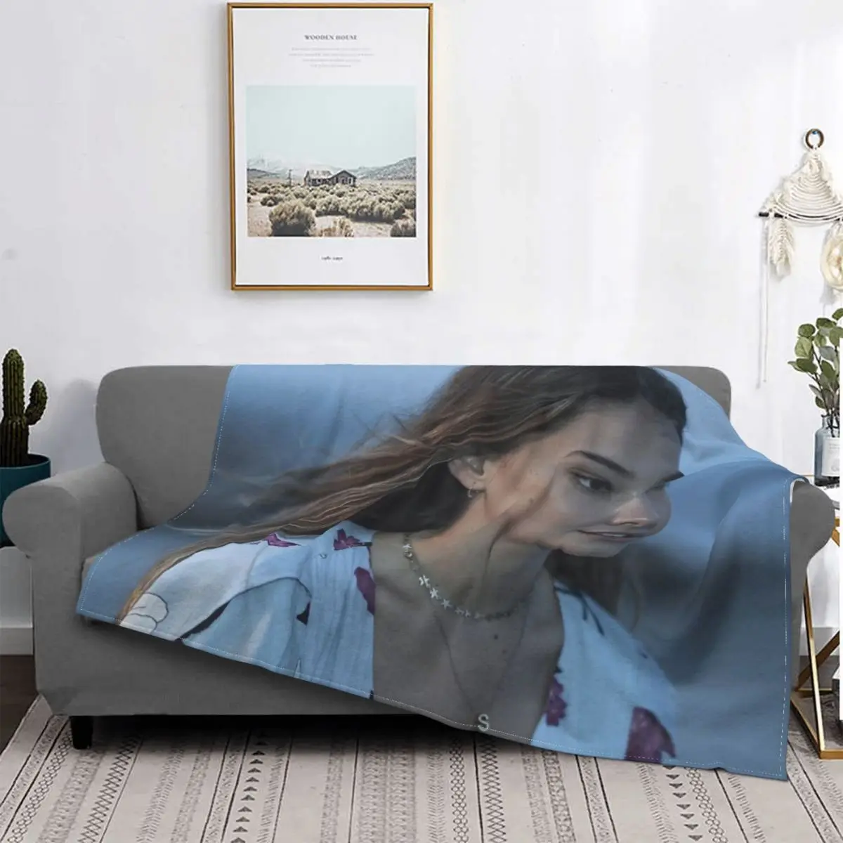 

Manta de Beauty para cama, colcha a quadros, manta de playa, manta de lana, edredones y colcha