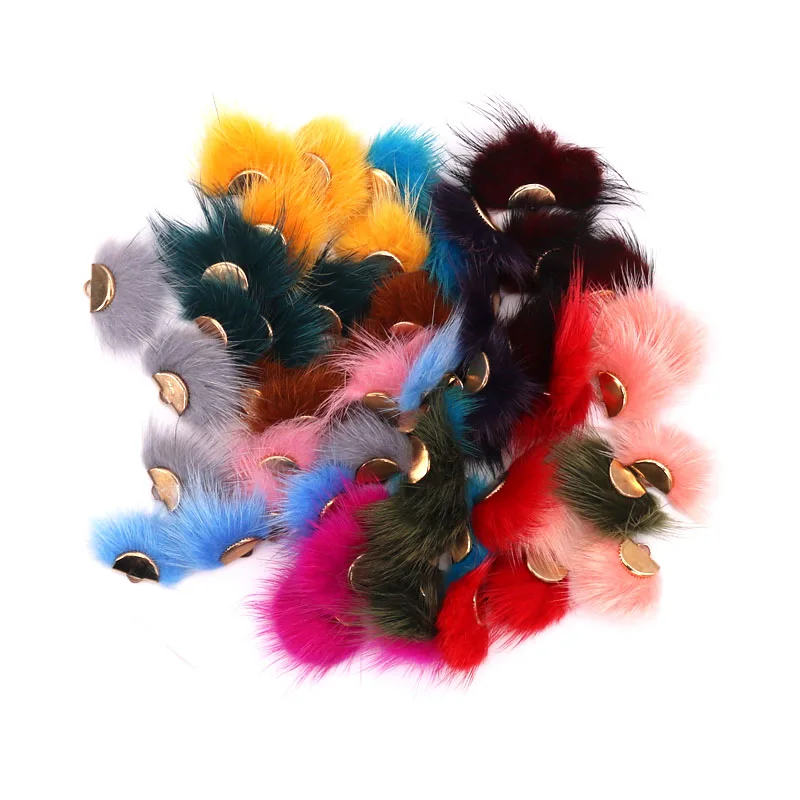 10 шт./лот элегантные меховые кисточки ювелирные изделия дополнительный кулон для