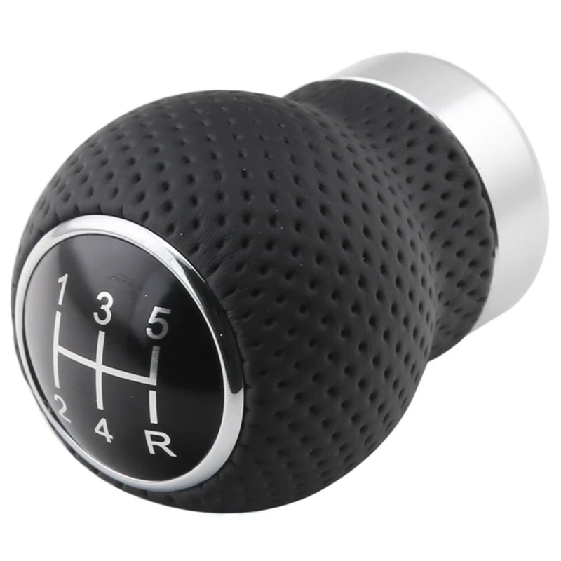 

Universal Automobile Gear Shift Knob PU Leather Auto Car Shifter Head Repalcement Accessories 5 Gear/ 6 Gear + R Gear