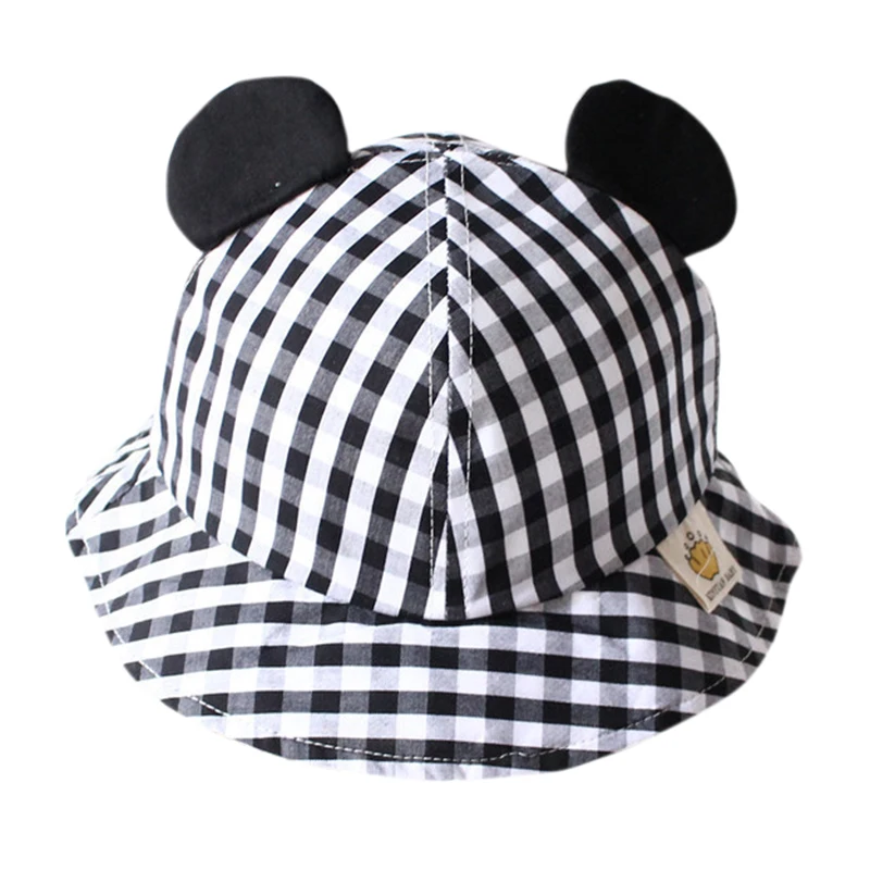 Children Sun Hats Toddler Cap Cute Dot Baby Girl Boys Hat With Ear For Spring Newborn Photography Props Baseball Cap1 | Детская одежда