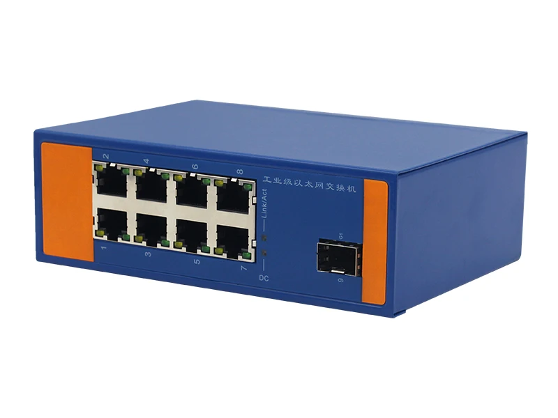 Промышленный сетевой коммутатор Ethernet 10/100/1000 м усилитель сигнала на din-рейке