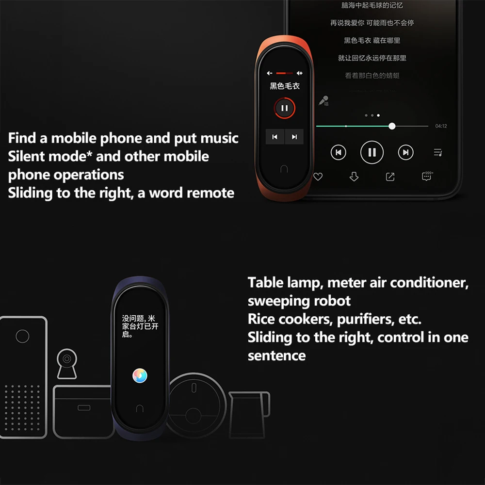 Глобальная версия Xiaomi Mi Band 4 фитнес-браслет xiaomi смарт-Браслет Пульс фитнес 135 мАч