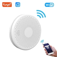 tuya smart home wifi smoke alarm detector 85db fire protection firefighter sensors store house security alarm system