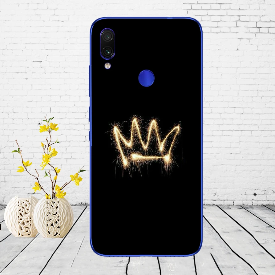 F44 Чехол для Xiaomi Redmi Note 7, силиконовый чехол для Xiaomi Redmi Note 7, задняя крышка, чехол для Redmi Note 7, чехол для телефона - Цвет: F44