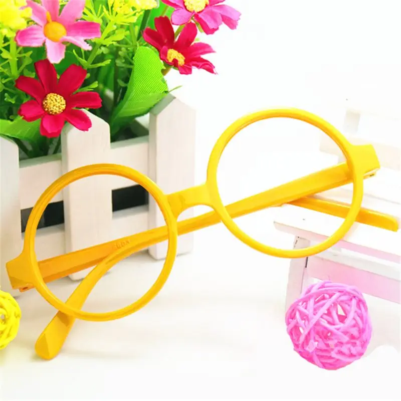 

Star Power HP Men Wizard Quality Round Frame Glasses, Black, One Size (2in Lense R7RB