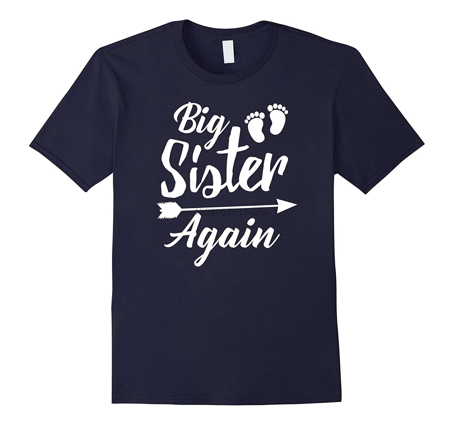 Мужская футболка с надписью Big Sister Again Новая семейная Футболка для беременных