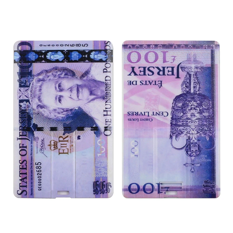 Автомобильный USB-флеш-накопитель для денег 4 ГБ 8 16 32 64 флешка в долларах бумажник
