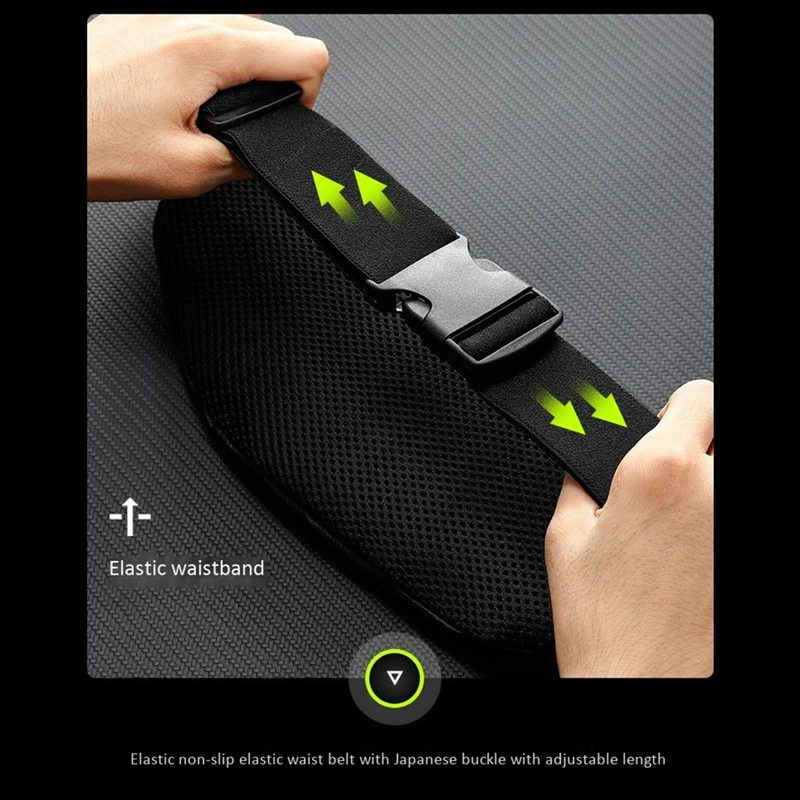 

OUDU Unisex Sports Running Cycling Jogging Earphone Waist Belt Pack Bag Pouch Pocket