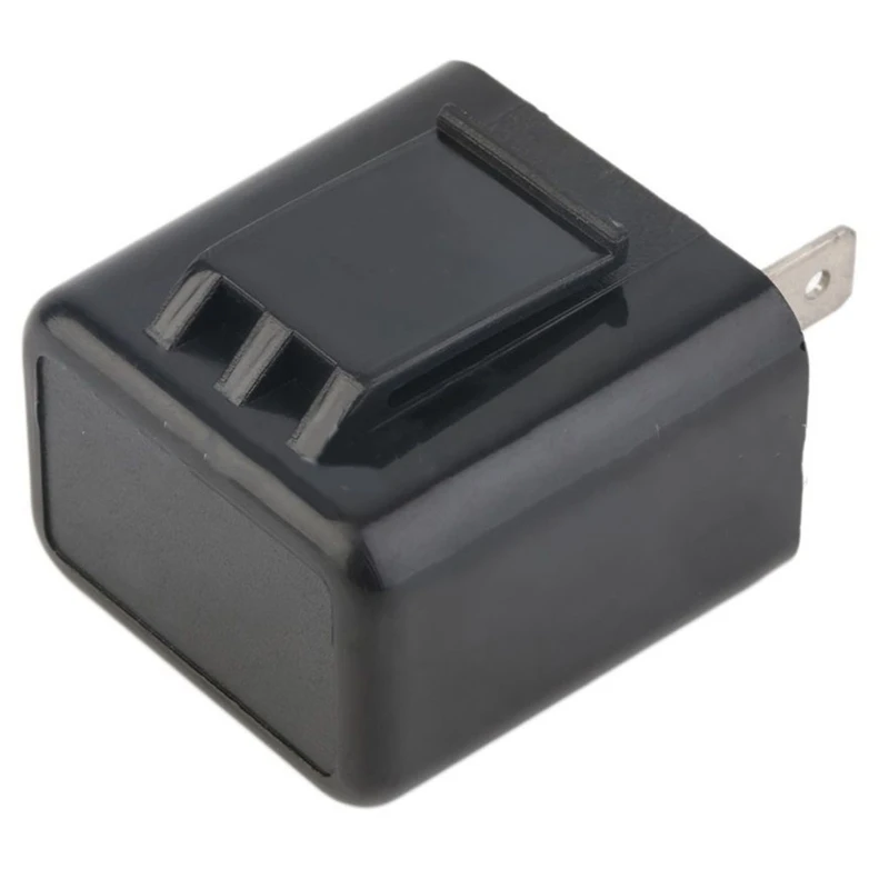 

Universal Motorcycle Turn Signal Flasher Adjustable Automatic Protection Flasher 2 Prong Flasher Relay N0HF