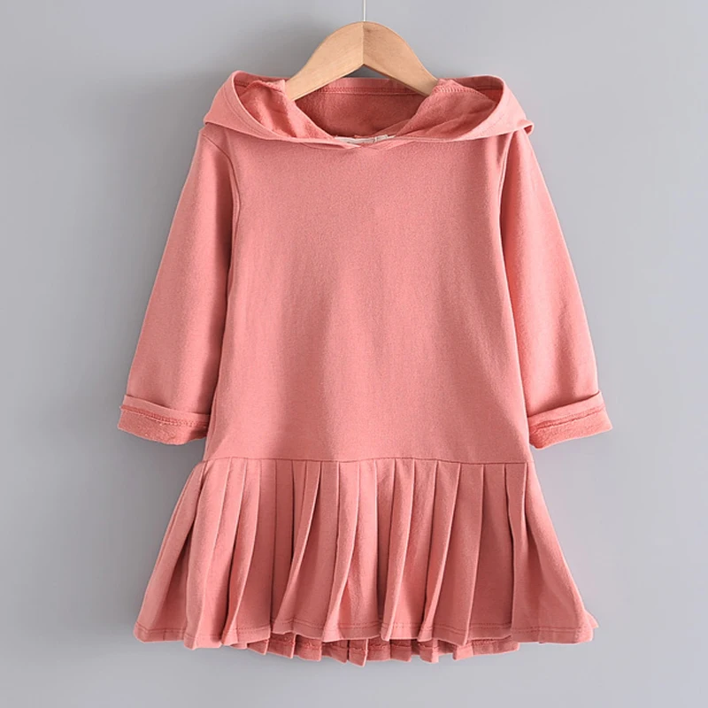 Menoea Girls Dresses Cute Spring Autumn Kids Long Sleeve Animal Print Girl Party Princess for 2-7Y Children Clothes | Детская одежда и