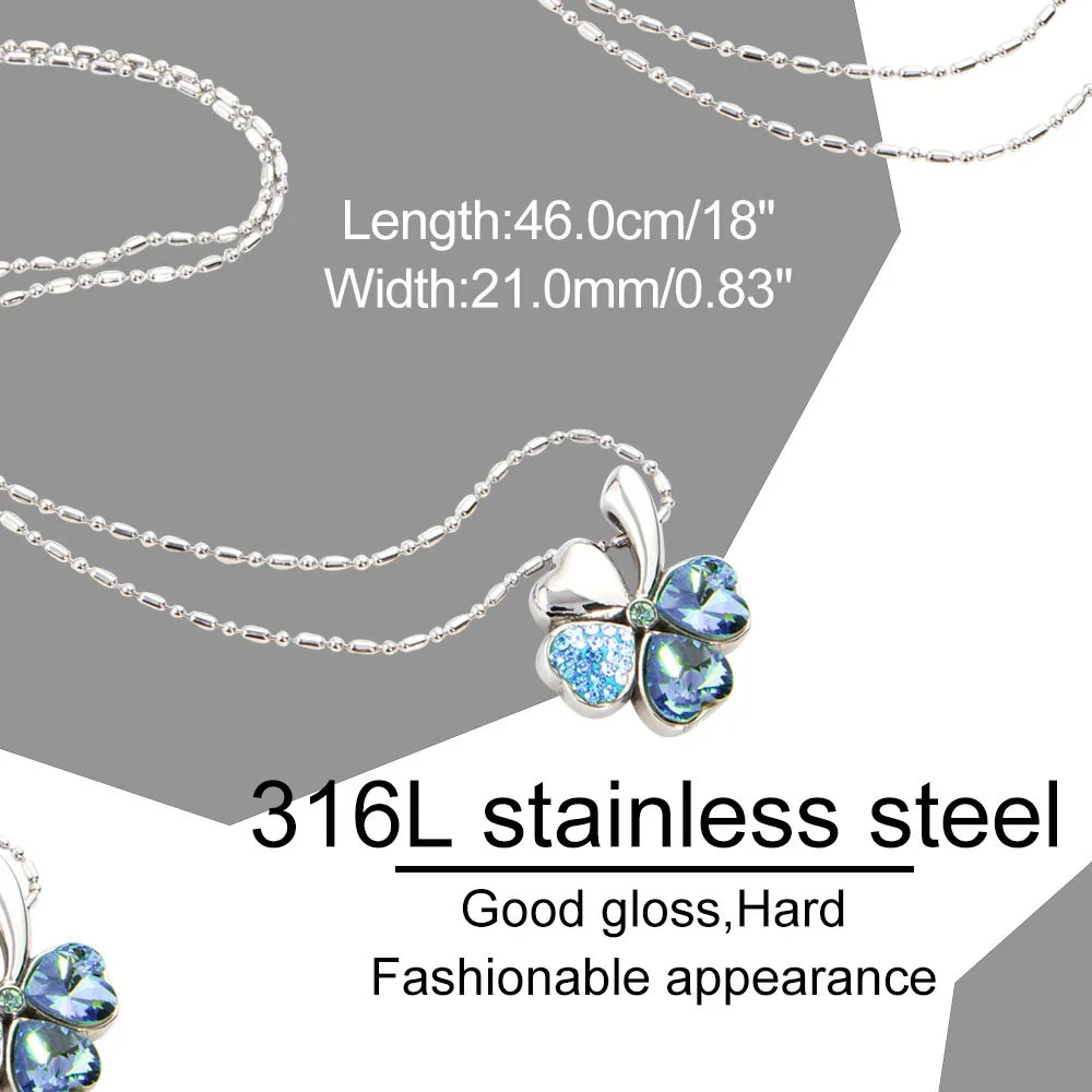 Кулон с четырьмя листьями клевера для магнитной терапии | Украшения и аксессуары