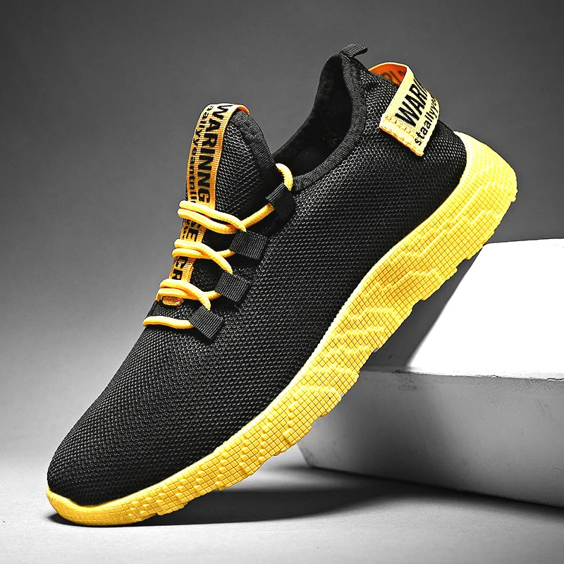 

Damyuan Men's Lightweight Casual Shoes Mesh Breathable Comfortable Sports Shoes Fashion New Brand Outdoor Non-slip Red Sneakers