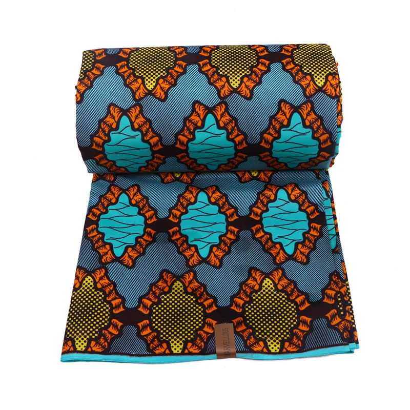 2019 Latest Fashion African 100% Cotton Gray Print Fabric Veritable Ankara Real Wax 6Yardslot | Аксессуары для одежды