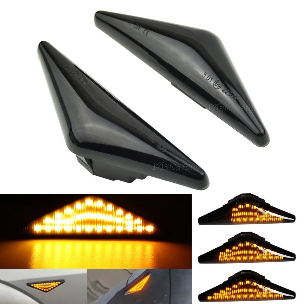 

2 PCS Led Dynamic Side Marker Turn Signal Light For Ford MONDEO 2000-2007 MK3 FOCUS MK1 1998-2004 Sequential Blinker Light04