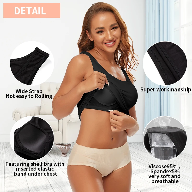 Майка женская со встроенным бюстгальтером спортивный бюстгальтер с мягкими