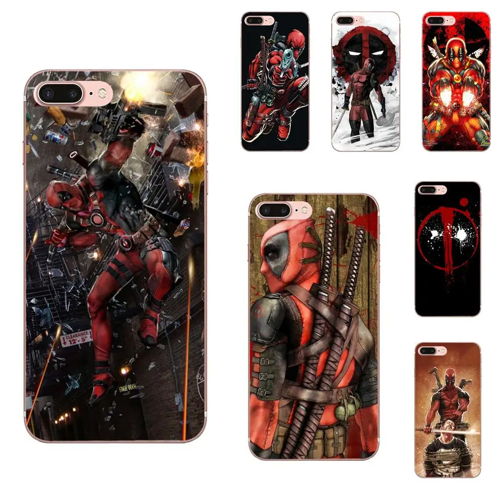 Комиксы Deadpool Classic для Galaxy Grand A3 A5 A7 A8 A9 A9S On5 On7 Plus Pro Star 2015 2016 2017 2018 мягкий чехол