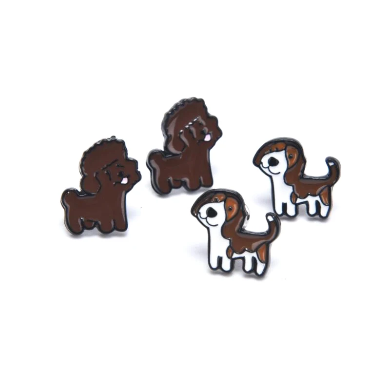 Серьги-гвоздики женские в виде животных 2 шт./компл. | Украшения и аксессуары