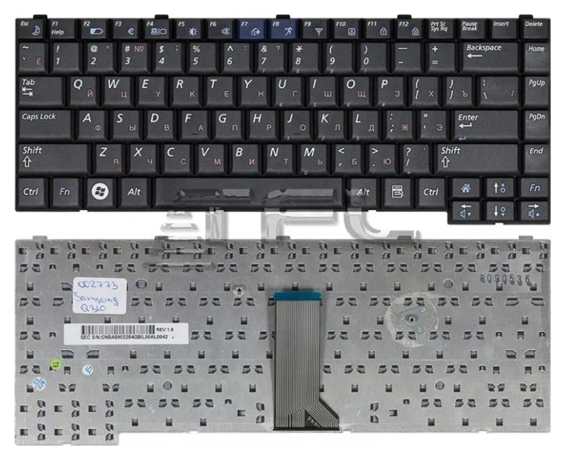 Клавиатура для ноутбука Samsung Q310 Q308 BA59-02254C (черная) | Компьютеры и офис