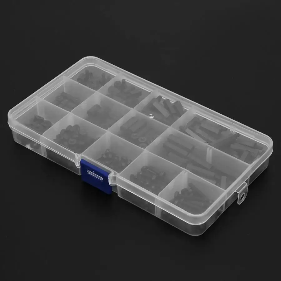 320 шт./кор. черная нейлоновая двухсторонняя стандартная Проставка Распорки винт M3