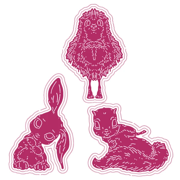 

Animal garden rabbit slimline essentials dies scrapbooking soldes card cut die for DIY handmade card crafts 2021 new arrival
