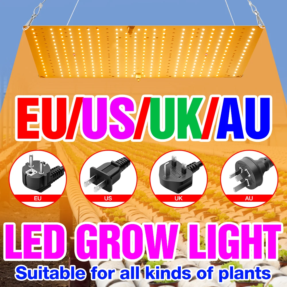 

LED Full Spectrum Phyto Grow Light Quantum Board Phytolamp For Plants 2000W 3000W Greenhouse Hydroponics Bulb Led Planting Lamp