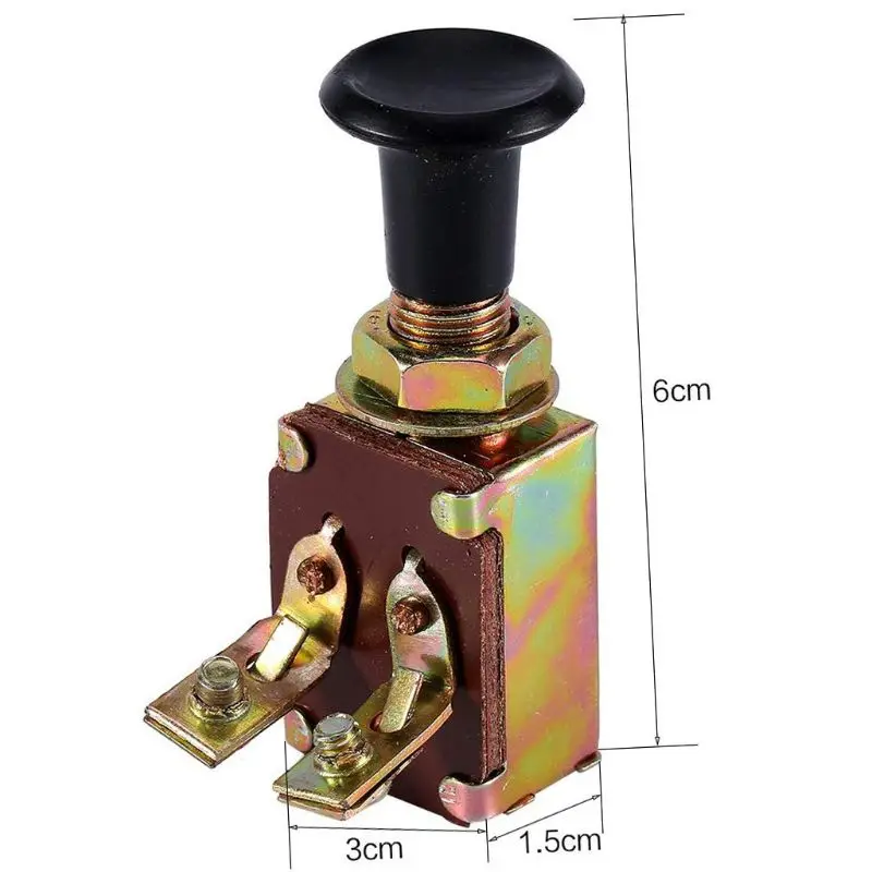 

1Pcs JK106 Pull Push Type Headlight Switch for Car Auto Interior Parts DC 12V 5A Plastic And Metal Car Styling