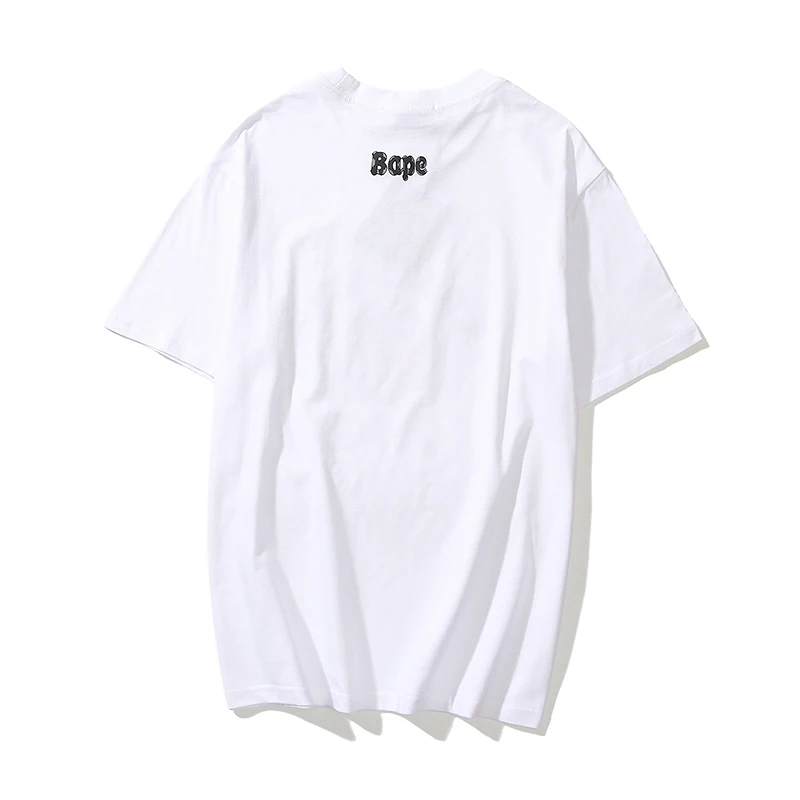 

Red Short Sleeve T-Shirt with Red Ape Head Letters Black & White M-3XL