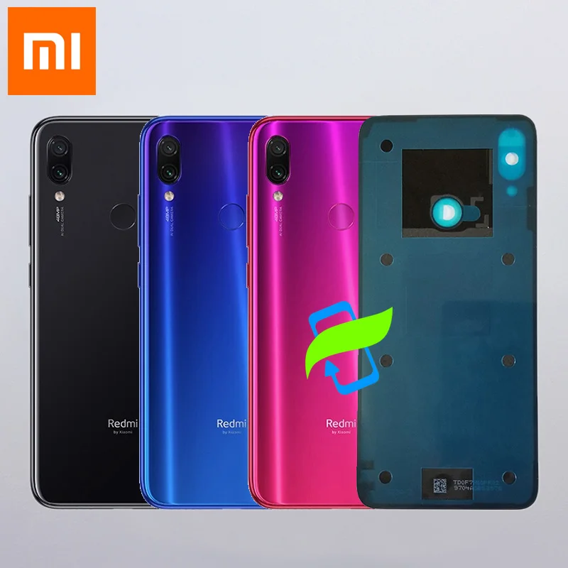 

Xiaomi Redmi Note 7 / Note 7 Pro Back Battery Cover Back Housing Glass Cover Case For Redmi Note 7 Rear Door Cover