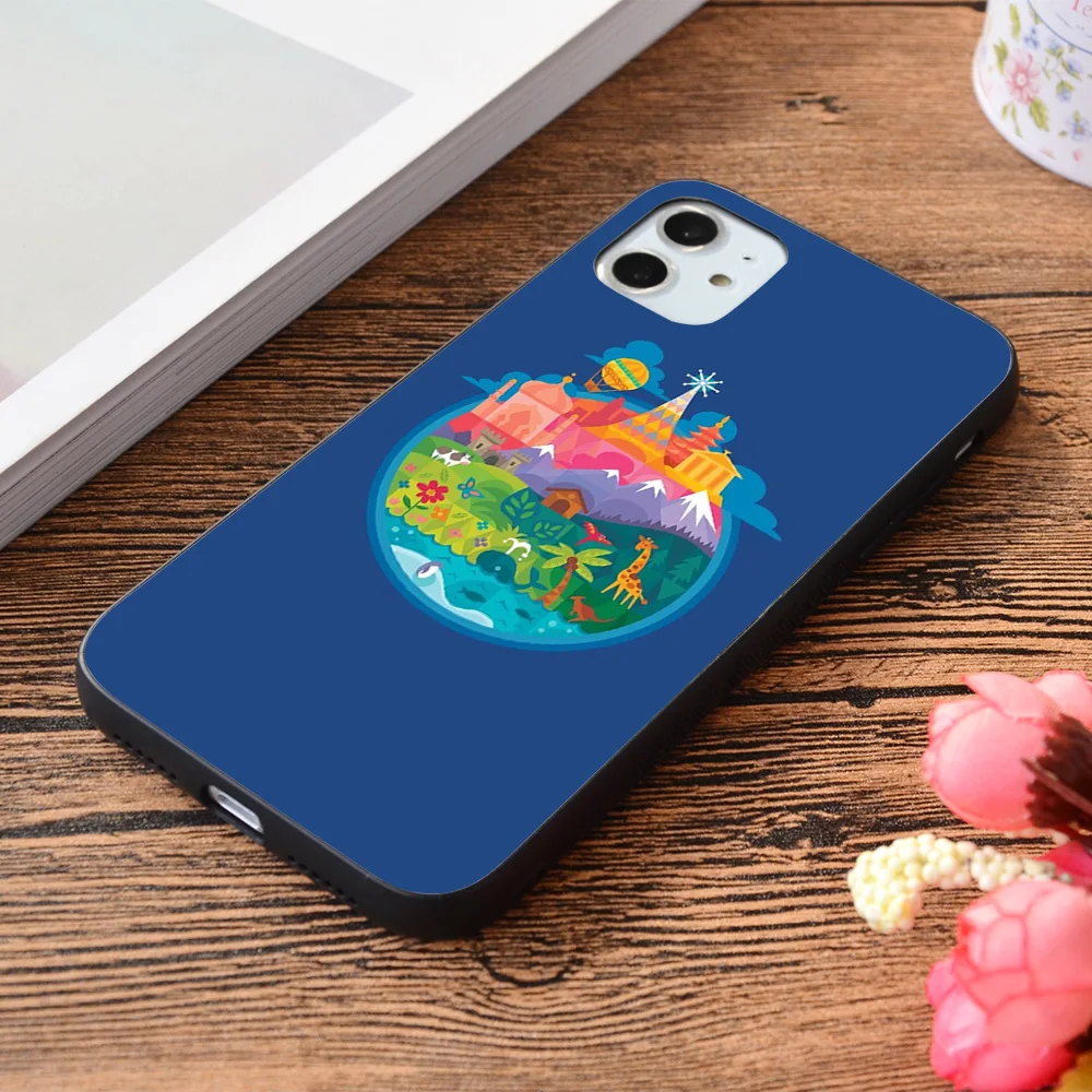 

For iPhone Small World Soft TPU border Apple iPhone Case