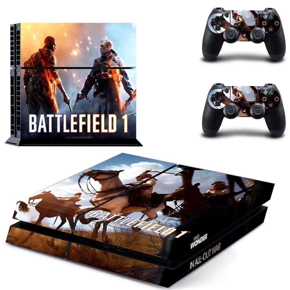 Наклейка s Battlefield 1 наклейка для PS4 PS 4 Play station Pegatinas консоли playstation и 2