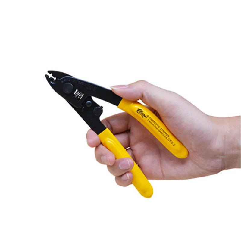 High Quality 2 IN 1 Fiber Optic Cable Wire Stripper Tool with CFS-2 Fiber Stripper and FTTH Drop Cable Stripper