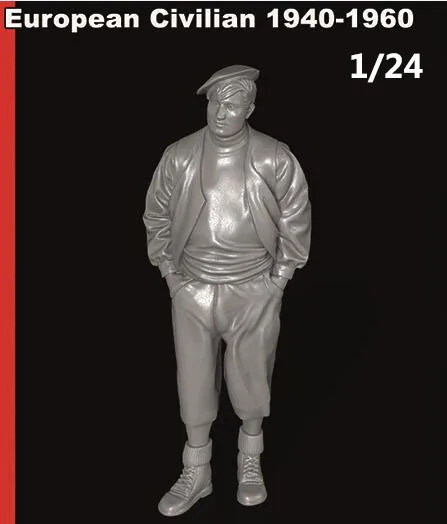 1/24 гражданского смолы фигурка конструктора | Игрушки и хобби