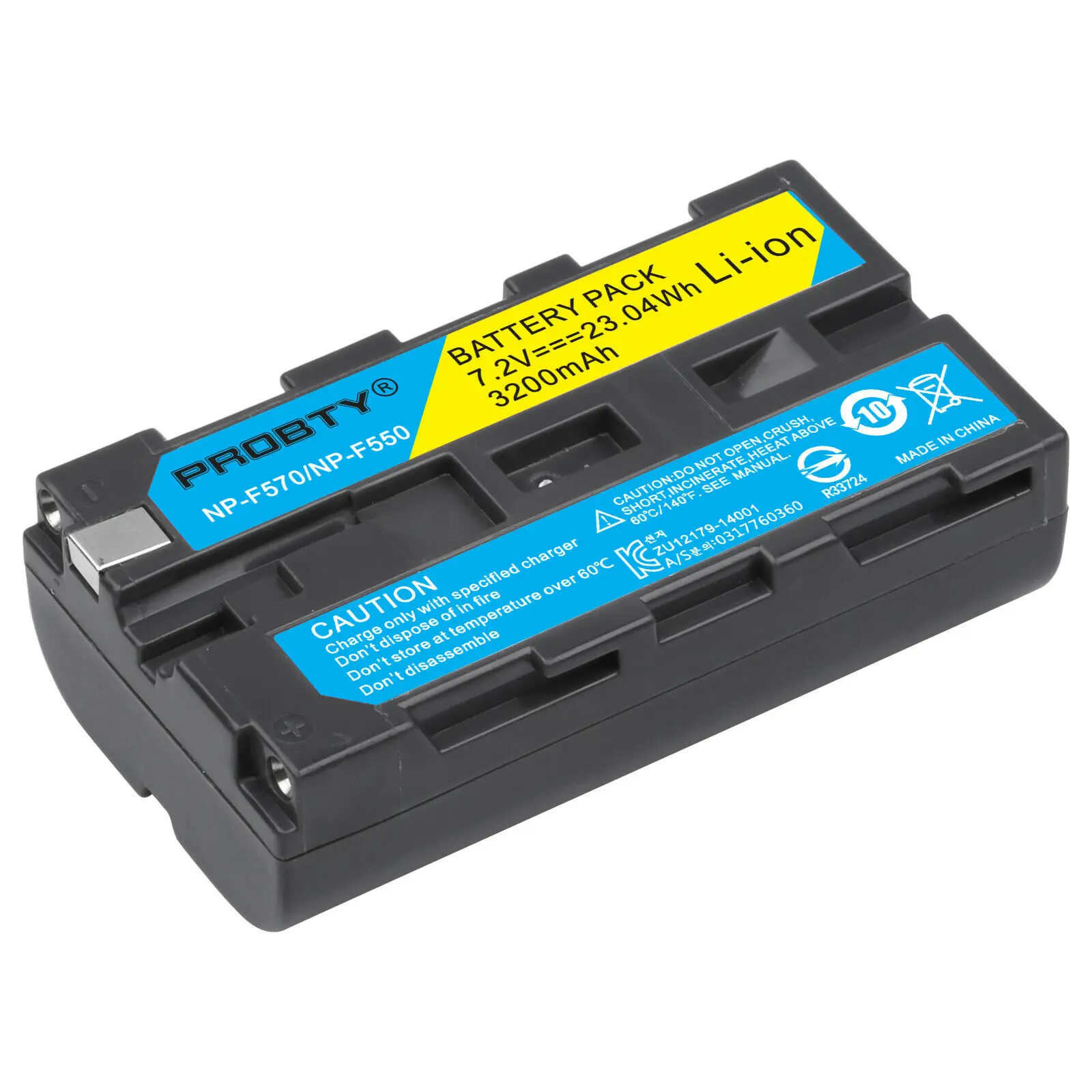 HIBTY 4 шт./лот 3200mAh Цифровая камера NP-F550 Аккумулятор для видеокамеры Sony NP-F330 NP-F530 NP-F570