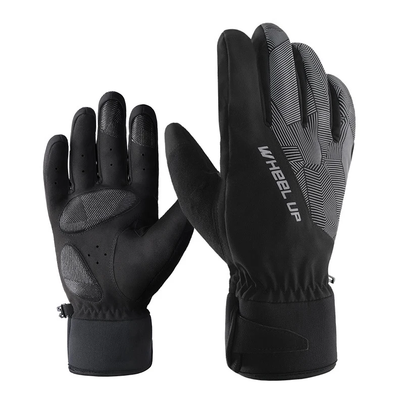

Лыжные перчатки для сенсорных экранов, водонепроницаемые зимние теплые лыжные перчатки для пересеченной местности для мужчин и женщин для ...