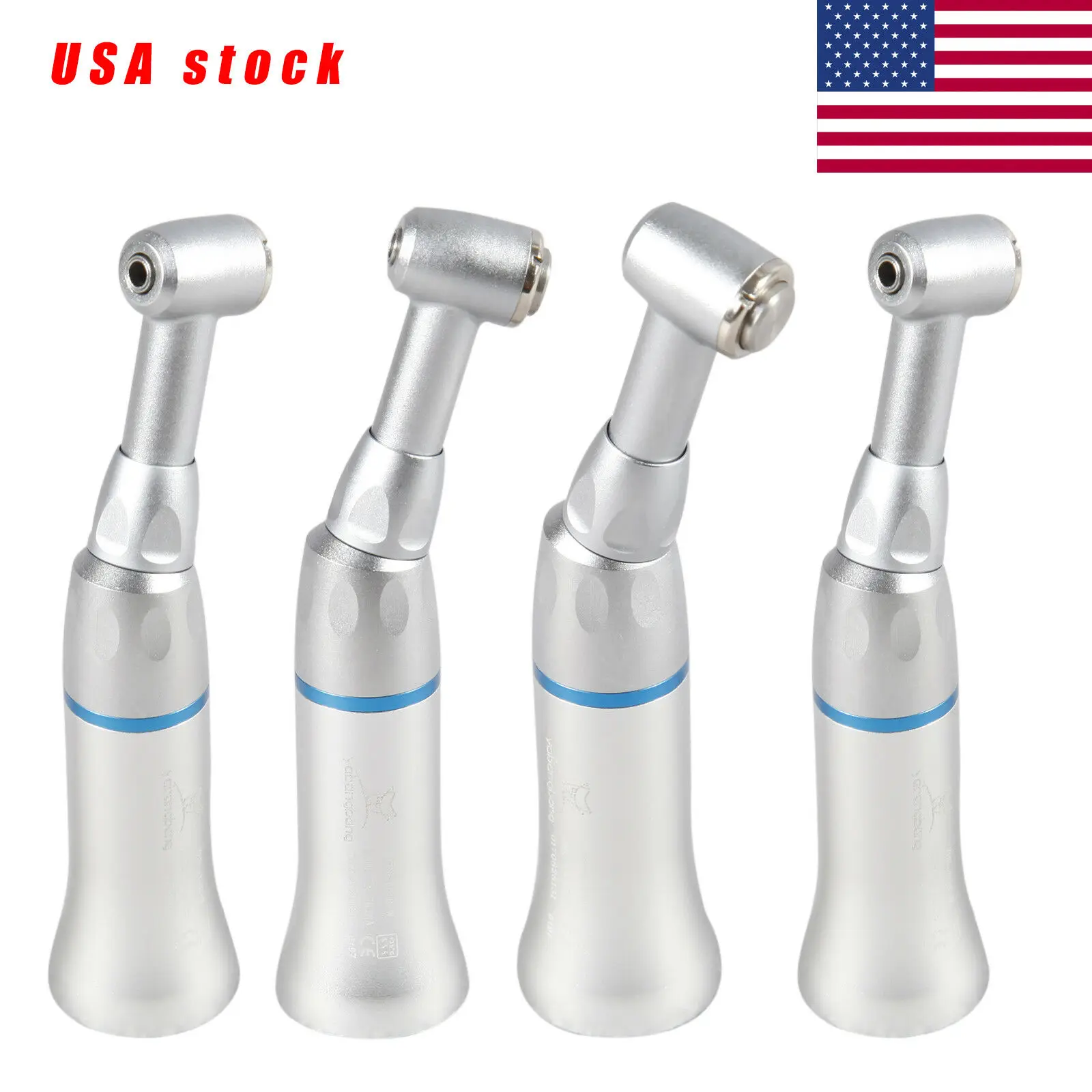 

4 PCS NSK Style Dental Low Slow Speed Contra Angle Handpiece Push Button Yabangbang