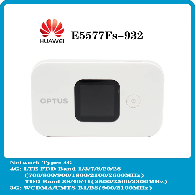 Huawei Mobile WiFi E5577 E5577Fs-932 4G 150Mbps LTE Cat4 Pocket Mifi Hotspot 4G Wireless WiFi router PK E5573 E5372