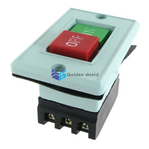 QKS2-5 On/Off Self Locking Push Button Switch 3 Phase 3P 380V AC 5A | Обустройство дома