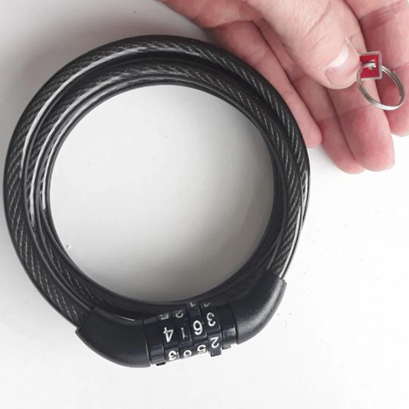 Противоугонный кабель шины безопасный замок со стальным проводом для Xiaomi Mijia M365