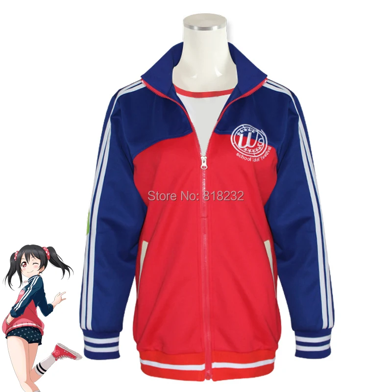 Толстовка Love Live Yazawa Nico спортивная одежда пальто куртка костюм Униформа костюмы