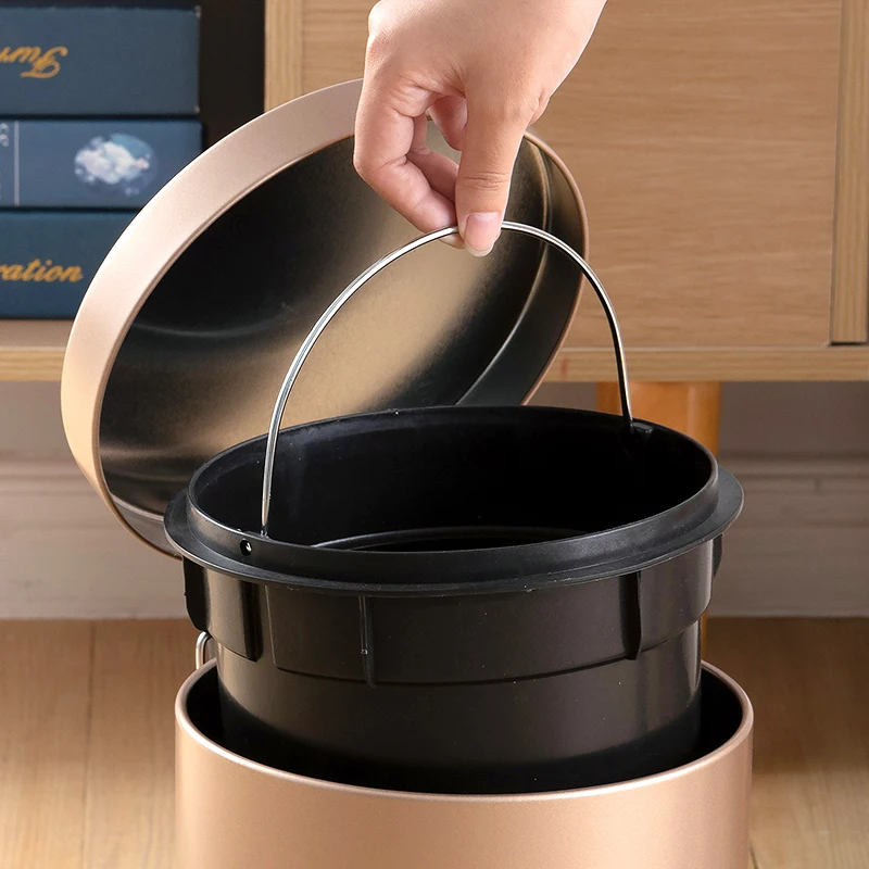 Кухонное ведро для мусора объемом 5 л корзина из нержавеющей стали в ванную