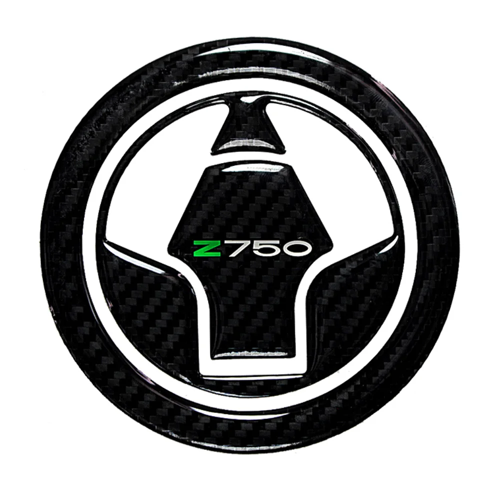 

Motorcycle Fuel Gas Cap Cover 3D Carbon Fiber Sticker Protection For Kawasaki Z750 2007 2012 Z750R 2011 2012